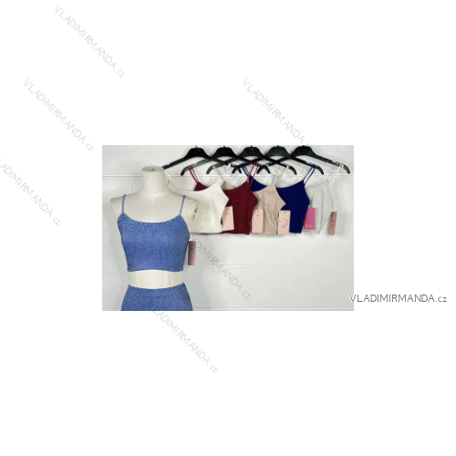 Women's strapless crop top (S/M ONE SIZE) ITALIAN FASHION IMPBB23A5839