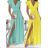 Summer short sleeve summer dress (S / M ONE SIZE) ITALIAN FASHION IMWY21019