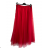 Women's long tulle skirt (S/M/L ONE SIZE) ITALIAN FASHION IMC23061/DUR dark. pink