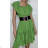 Women's Summer Carmen Short Sleeve Dress (S/M ONE SIZE) ITALIAN FASHION IMPBB23D010781