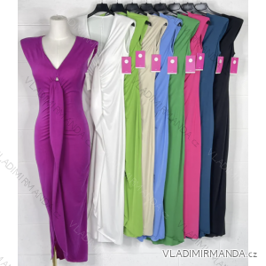 Women's Summer Elegant Sleeveless Dress (S/M ONE SIZE) ITALIAN FASHION IMPBB23B23622