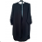 Women's Long Long Sleeve Extended Tunic (L / XL ONE SIZE) ITALIAN FASHION IMD211117 black