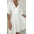 Women's Summer Elegant Short Sleeve Dress (S/M ONE SIZE) ITALIAN FASHION IMPBB23D231103