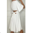 Women's Summer Elegant Short Sleeve Dress (S/M ONE SIZE) ITALIAN FASHION IMPBB23D231103