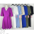 Women's Summer Elegant Short Sleeve Dress (S/M ONE SIZE) ITALIAN FASHION IMPBB23D231103