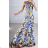 Women's Long Sleeveless Summer Dress (S/M ONE SIZE) ITALIAN FASHION IMPBB243449lx red S / M