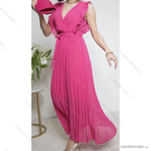 Šaty letní na ramínka dámské (S/M ONE SIZE) ITALSKÁ MÓDA IMPBB22B21841