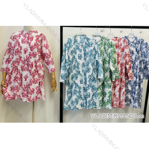 Women's Summer Long Sleeve Dress (S/M ONE SIZE) ITALIAN FASHION IMPEM239848