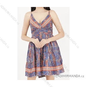 Women's Strapless Summer Dress (S/M ONE SIZE) INDIAN FASHION IMPEM23BO303