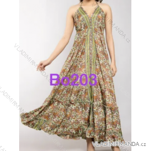 Women's Long Summer Strapless Dress (S/M ONE SIZE) INDIAN FASHION IMPEM23BO203