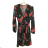 Women's Long Sleeve Chiffon Dress (S/M ONE SIZE) ITALIAN FASHION IMWGB23691