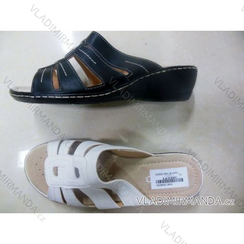 Slippers womens (36-41) SHOES NZ6692BK