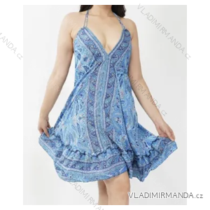 Women's Strapless Summer Dress (S/M ONE SIZE) INDIAN FASHION IMPEM23BO357G