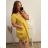 Women's short sleeve dress (uni L / XL) ITALIAN FASHION IM320003