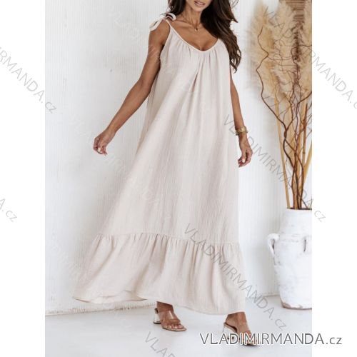Women's Long Chiffon Short Sleeve Dress (S/M ONE SIZE) ITALIAN FASHION IMWGS231048
