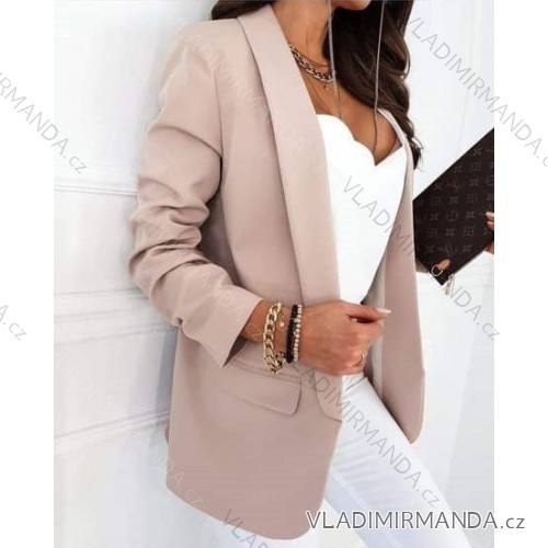 Set of long sweatpants and long sleeve sweatshirt for women (UNI S / L) TURKISH FASHION IMK20148 M / L béžová