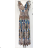 Ladies Summer Sleeveless Long Dress (S/M ONE SIZE) INDIAN FASHION IMPEM23Y985
