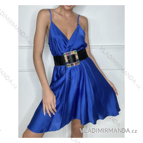 Women's Summer Elegant Strapless Dress (S/M ONE SIZE) ITALIAN FASHION IMPBB23O968