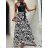 Women's Long Summer Sleeveless Dress (S/M ONE SIZE) ITALIAN FASHION IMM23M3667