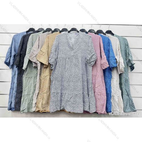 Women's Summer Short Sleeve Dress (S/M ONE SIZE) ITALIAN FASHION IMWP232477