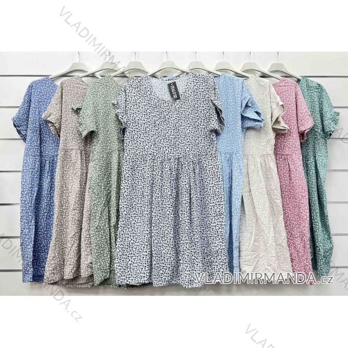 Women's Summer Short Sleeve Dress (S/M ONE SIZE) ITALIAN FASHION IMWP232478
