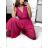 Ladies Casual Chiffon 3/4 Pants Sleeveless Jumpsuit (S/M ONE SIZE) ITALIAN FASHION IM323300