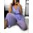 Ladies Casual Chiffon 3/4 Pants Sleeveless Jumpsuit (S/M ONE SIZE) ITALIAN FASHION IM323300