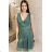 Šaty letní na ramínka dámské (S/M ONE SIZE) ITALSKÁ MÓDA IMPBB22B21841 white S