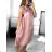 Women's Sleeveless Summer Satin Dress (S/M/L ONE SIZE) ITALIAN FASHION IMD23436/DU