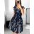 Šaty icecool letní bez rukávů dámské (S/M ONE SIZE) BYVM ITALSKÁ MÓDA IMD23400-1 S/M black