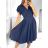 Women's Elegant Summer Short Sleeve Dress (S/M ONE SIZE) ITALIAN FASHION IMWGB231614