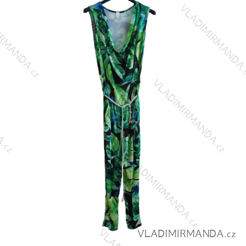 Women's sleeveless icecool overall (S / M ONE SIZE) ITALIAN FASHION IMM22647 S/M Green