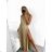 Women's Long Elegant Sleeveless Dress (S/M ONE SIZE) ITALIAN FASHION IMM23HG5631