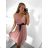 Women's Summer Elegant Icecool Sleeveless Dress (S/M ONE SIZE) ITALIAN FASHION IMM24M4443