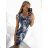 Women's Lace Cotton Short Sleeve Dress (S/M ONE SIZE) ITALIAN FASHION IMM23M7267