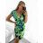 Women's Lace Cotton Short Sleeve Dress (S/M ONE SIZE) ITALIAN FASHION IMM23M7267