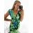 Women's Lace Cotton Short Sleeve Dress (S/M ONE SIZE) ITALIAN FASHION IMM23M7267