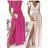 Summer short sleeve summer dress (S / M ONE SIZE) ITALIAN FASHION IMWY21019
