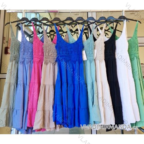 Women's Long Chiffon Short Sleeve Dress (S/M ONE SIZE) ITALIAN FASHION IMWGS231048