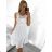 Women's Summer Lace Sleeveless Dress (S/M ONE SIZE) ITALIAN FASHION IMBM23060