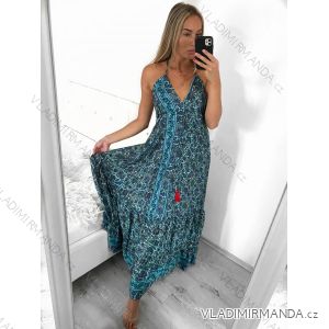 Ladies Long Sleeved Dress (S / M ONE SIZE) ITALIAN FASHION IMM211555