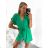 Women's short overall sleeveless overall (S / M ONE SIZE) ITALIAN FASHION IM322205 S/M Royal blue
