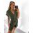 Women's short overall sleeveless overall (S / M ONE SIZE) ITALIAN FASHION IM322205 S/M Royal blue
