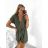 Women's short overall sleeveless overall (S / M ONE SIZE) ITALIAN FASHION IM322205 S/M Royal blue