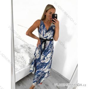 Women's summer icecool sleeveless long dress (S/M/L ONE SIZE) ITALIAN FASHION IMM22974