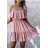 Women's Long Flared Dress Carmen Shoulders (S / M ONE SIZE) ITALIAN FASHION IMWA221622 M / L oranžová