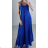 Long summer dress with straps for women (S/M ONE SIZE) ITALIAN FASHION IMPBB24S3208