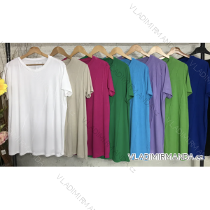 Women's Short Sleeve Tunic T-Shirt (S/M ONE SIZE) ITALIAN FASHION IMPGM2311511