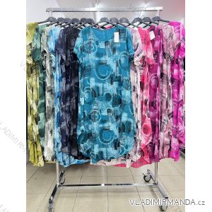 Shirt extended 3/4 long sleeve women's (L/XL/2XL ONE SIZE) ITALIAN FASHION IM423025