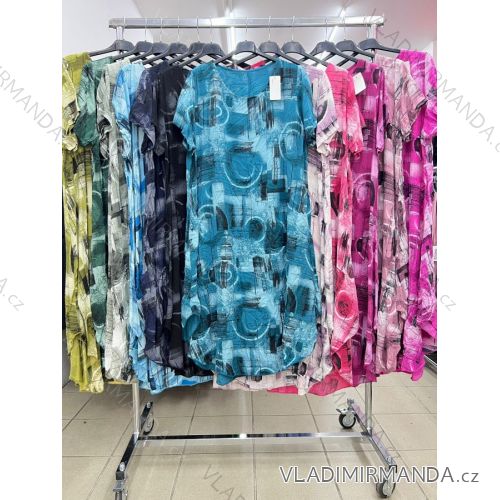Shirt extended 3/4 long sleeve women's (L/XL/2XL ONE SIZE) ITALIAN FASHION IM423025